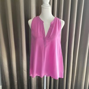 Joie Pink silk blouse size M